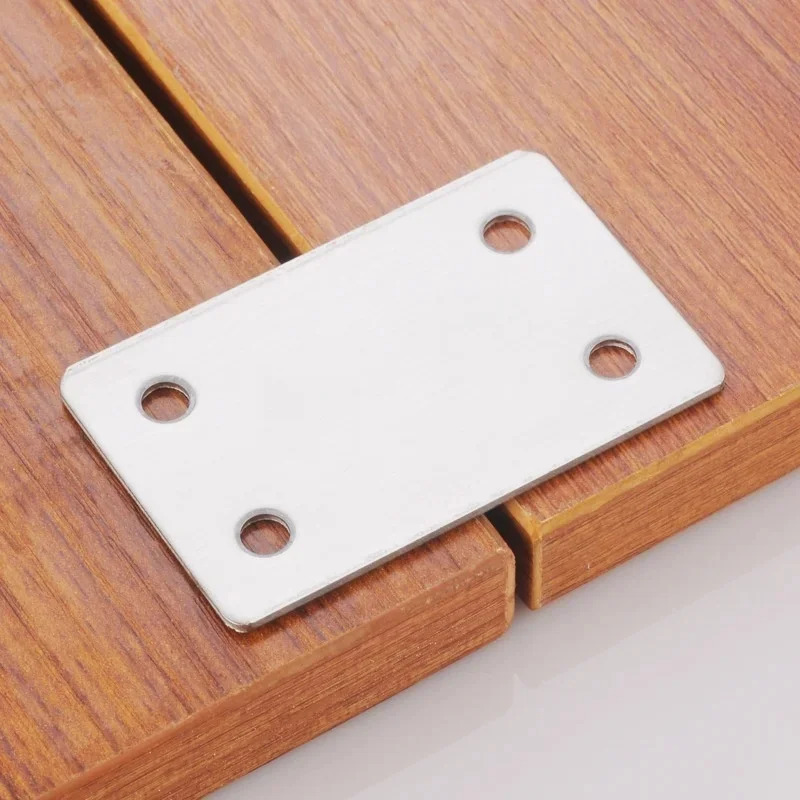 Furniture Hardware Connectors - 10Pcs Stainless Steel Right Angle Bracket