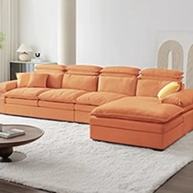 Z. A. Furniture - z Relaxing White Sofa Nordic Lazy