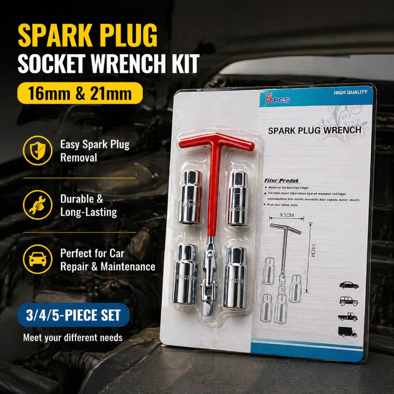 Furniture Hardware Connectors - 16mm 21mm Spark Plug Socket Wrench