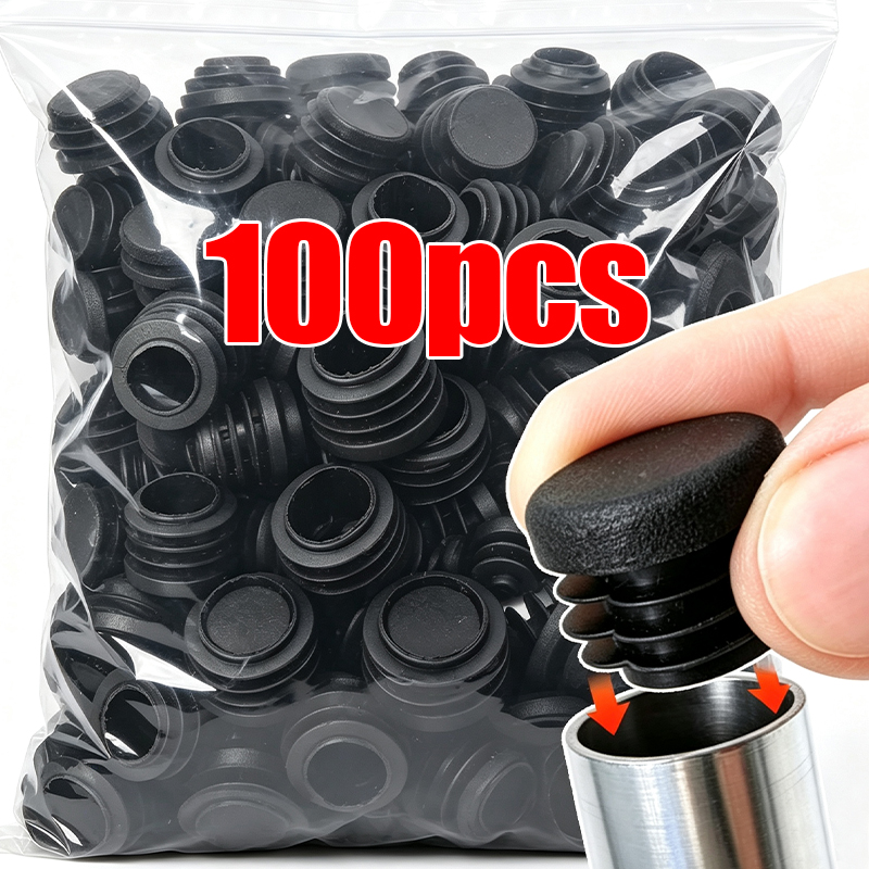 Furniture Hardware Connectors - 20-100PCS Chair Leg Caps Protector Round
