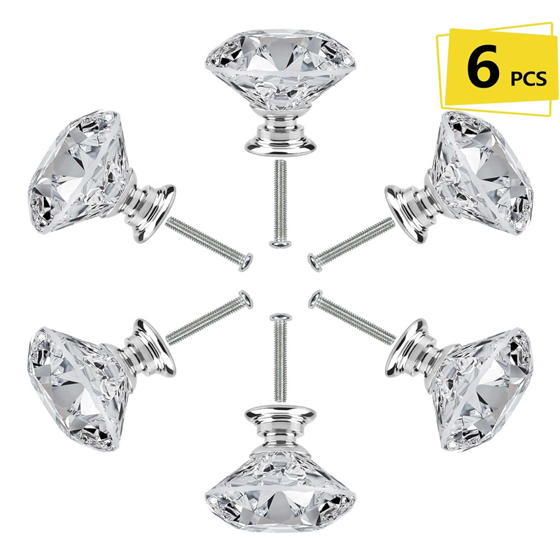 Furniture Hardware Manufacturer - 6Pcs Cabinet Knob with Screws 30mm