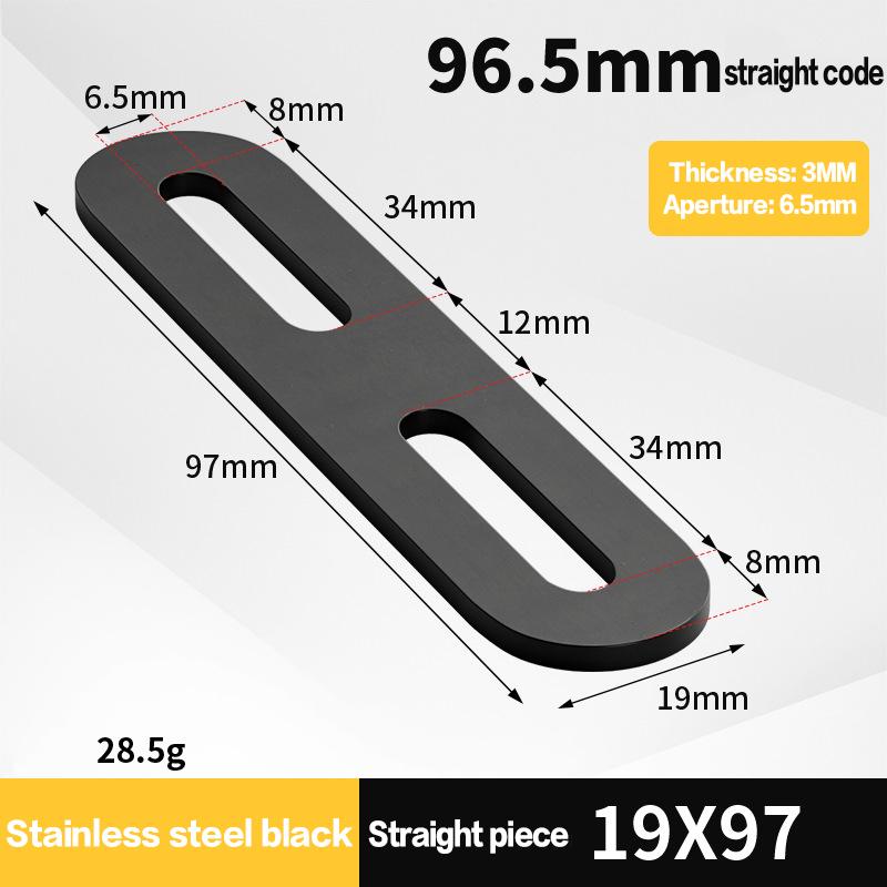 Furniture Hardware Connectors - 1Pcs 180 Degree Stainless Steel Thickened