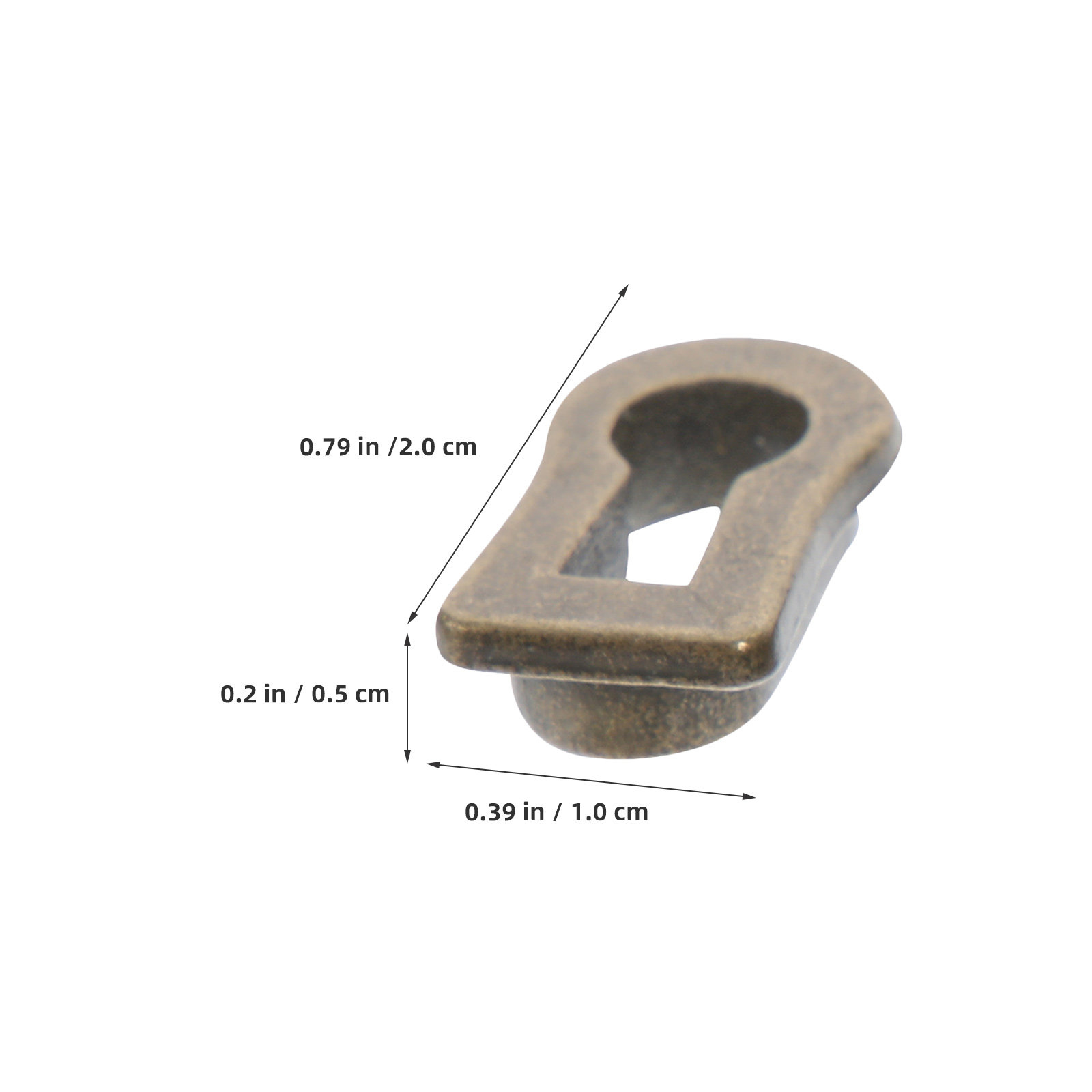 12Pcs Oval Zinc Alloy Keyhole  - огляд і ціна Furniture Hardware Manufacturer