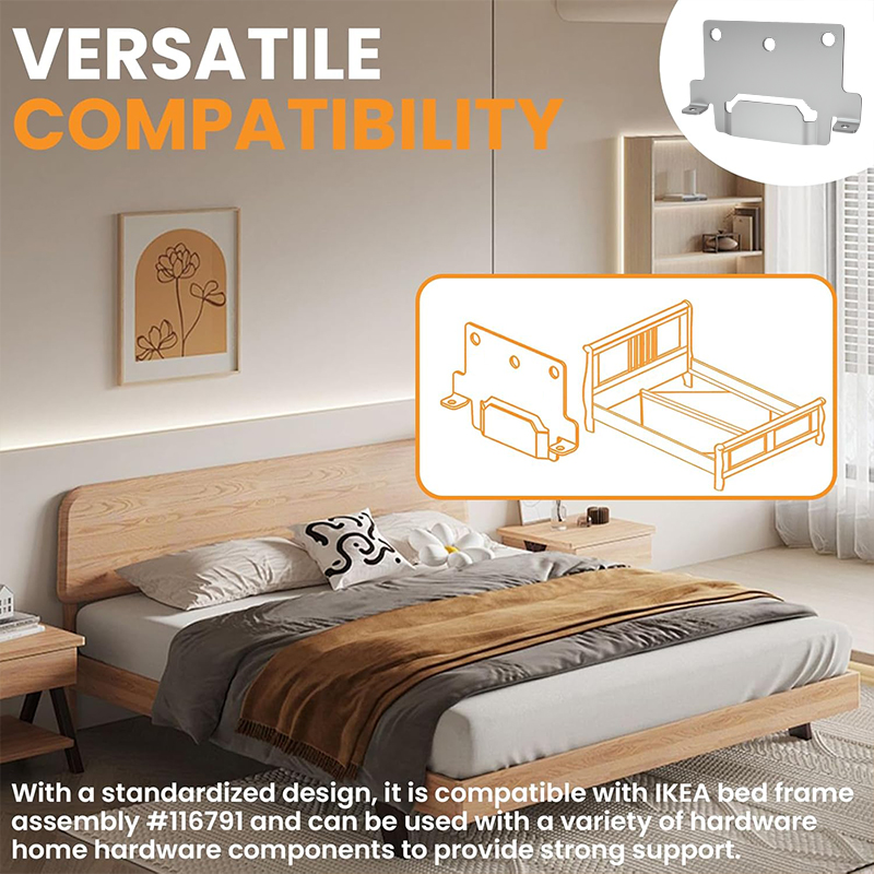 6pcs Midbeam Bed Monunting Bra - огляд і ціна Furniture Hardware Ikea