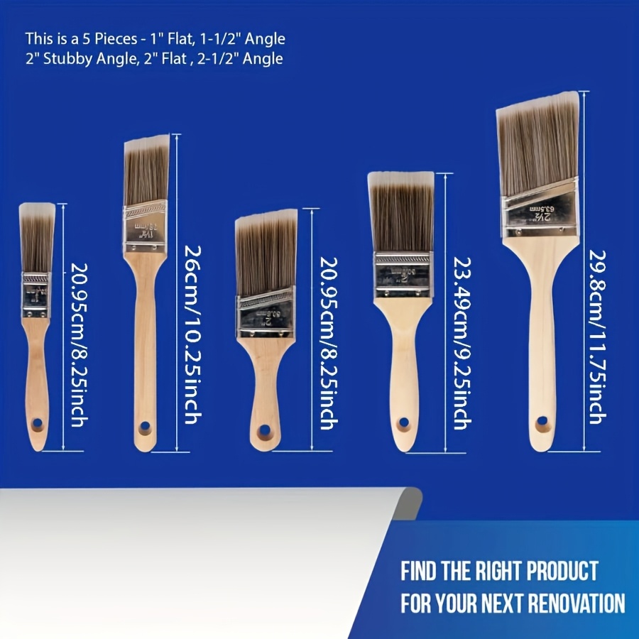 5Pcs High Quality Paint Brush  - огляд і ціна Furniture Hardware Manufacturer