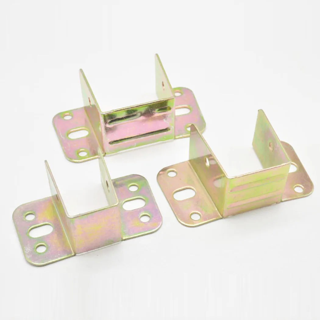 2pcs U Shaped Metal Bed Bracke - огляд і ціна Furniture Rails Hardware