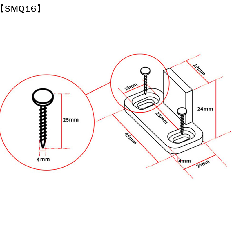 2pcs Sliding  Floor Guide Adju - огляд і ціна Furniture Hardware Accessories