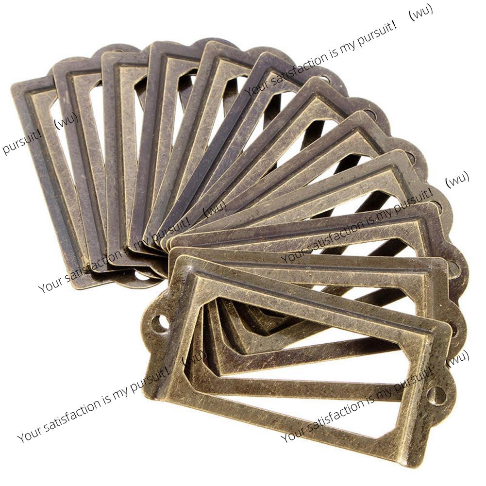 12Pcs antique brass metal labe - огляд і ціна Furniture Hardware Business