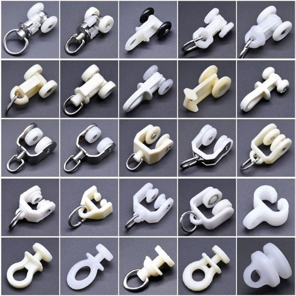 10Pcs Straight Curved Track Ro - огляд і ціна Furniture Rails Hardware