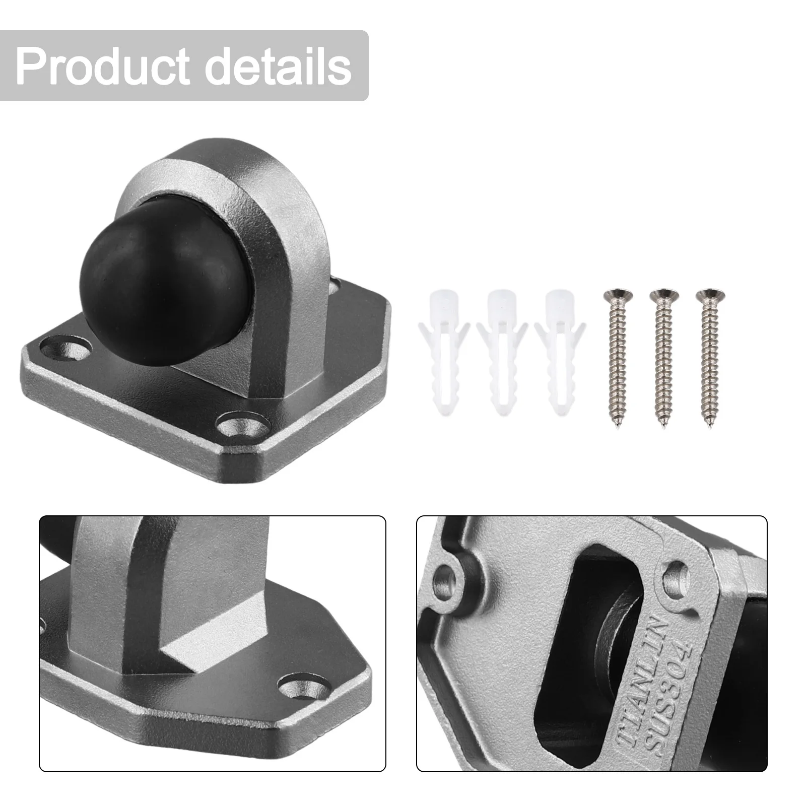 Door Suction Door Stop Wall Mo - огляд і ціна Brand Hardware Furniture