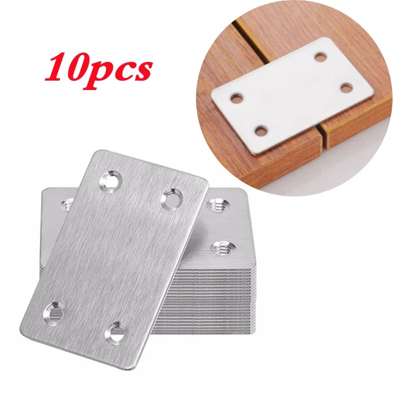 10Pcs Stainless Steel Right An - огляд і ціна Furniture Hardware Connectors