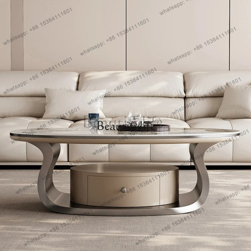 z.Light luxury rock slab oval  - огляд і ціна Z. A. Furniture