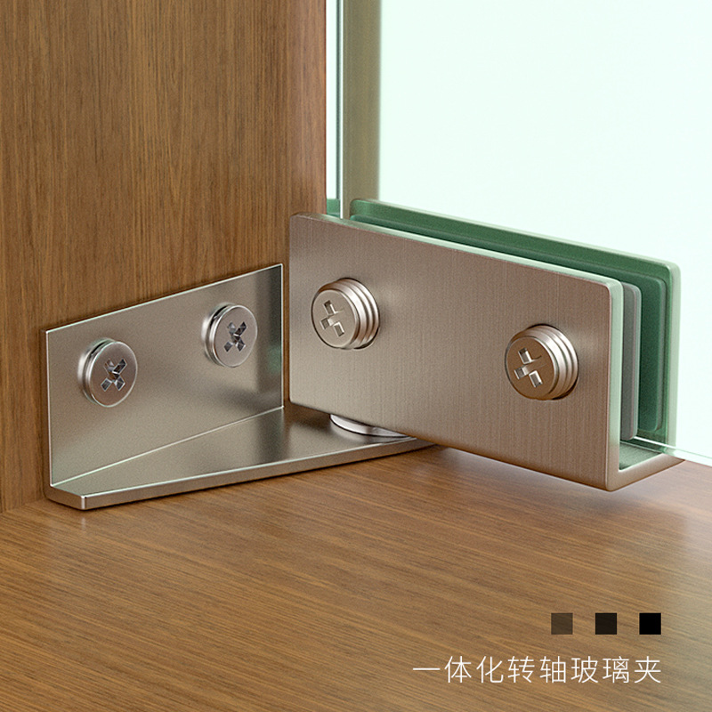 Non-perforated Glass Door Hing - огляд і ціна Furniture Hardware Display
