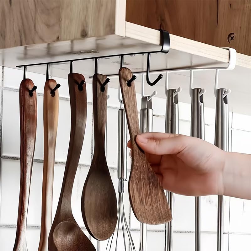 1/2/3PC 6 Hooks Kitchen Cabine - огляд і ціна Furniture Hardware Accessories