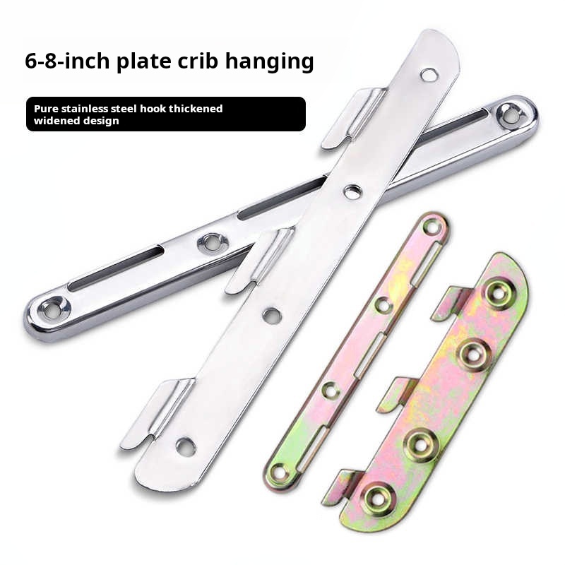 1set 6/8 inch Metal Bed Bracke - огляд і ціна Furniture Rails Hardware