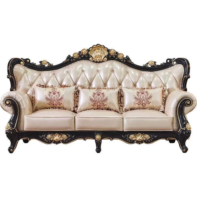 z French Style Sofa Luxury Lea - огляд і ціна Z. A. Furniture