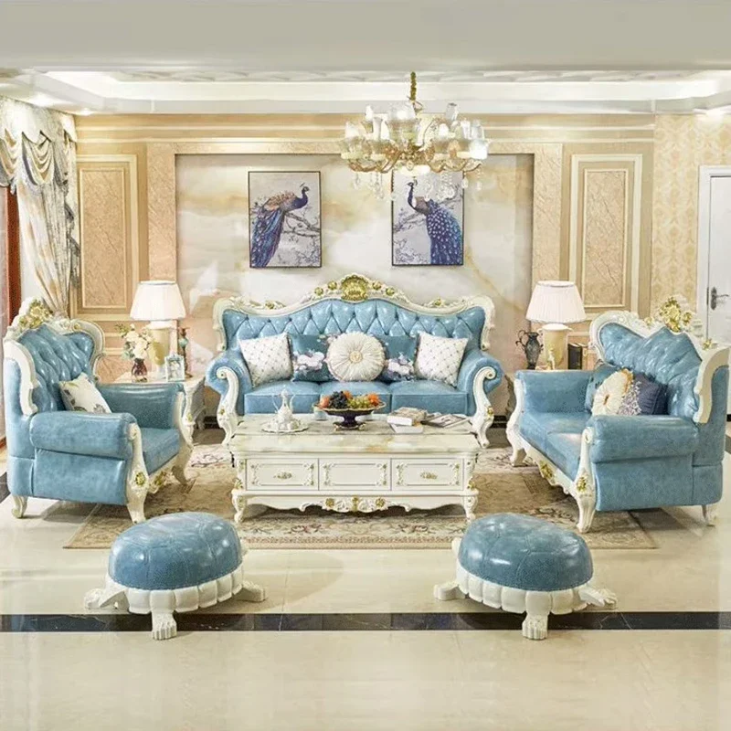 z French Style Sofa Luxury Lea - огляд і ціна Z. A. Furniture