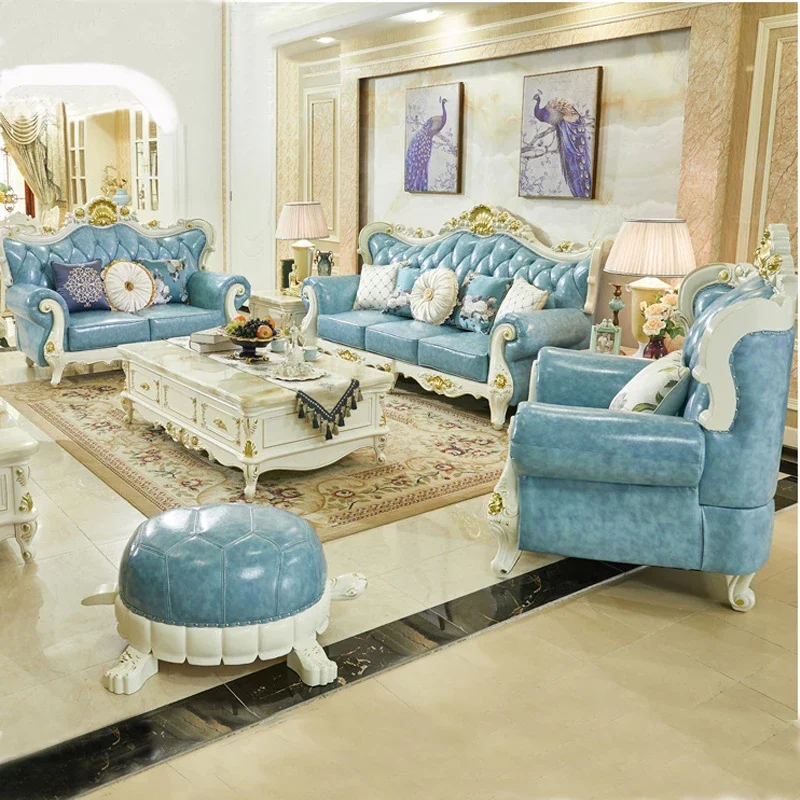 z French Style Sofa Luxury Lea - огляд і ціна Z. A. Furniture