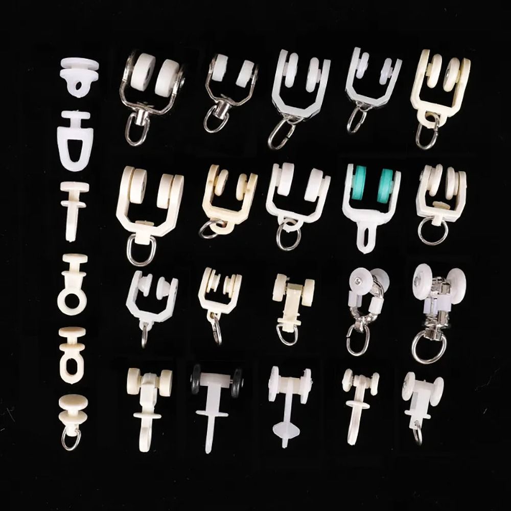 10Pcs Straight Curved Track Ro - огляд і ціна Furniture Rails Hardware