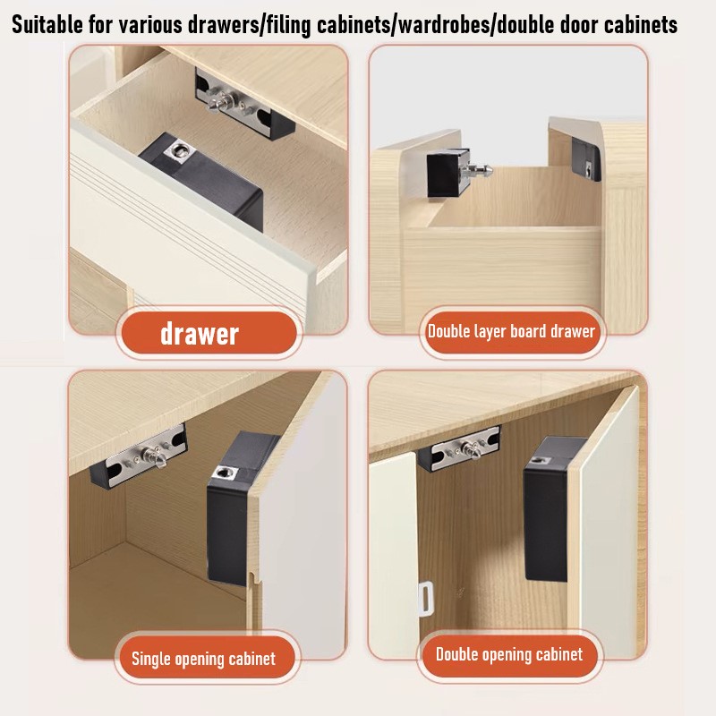 Tuya Smart Cabinet Door Lock K - огляд і ціна Furniture Hardware Manufacturer