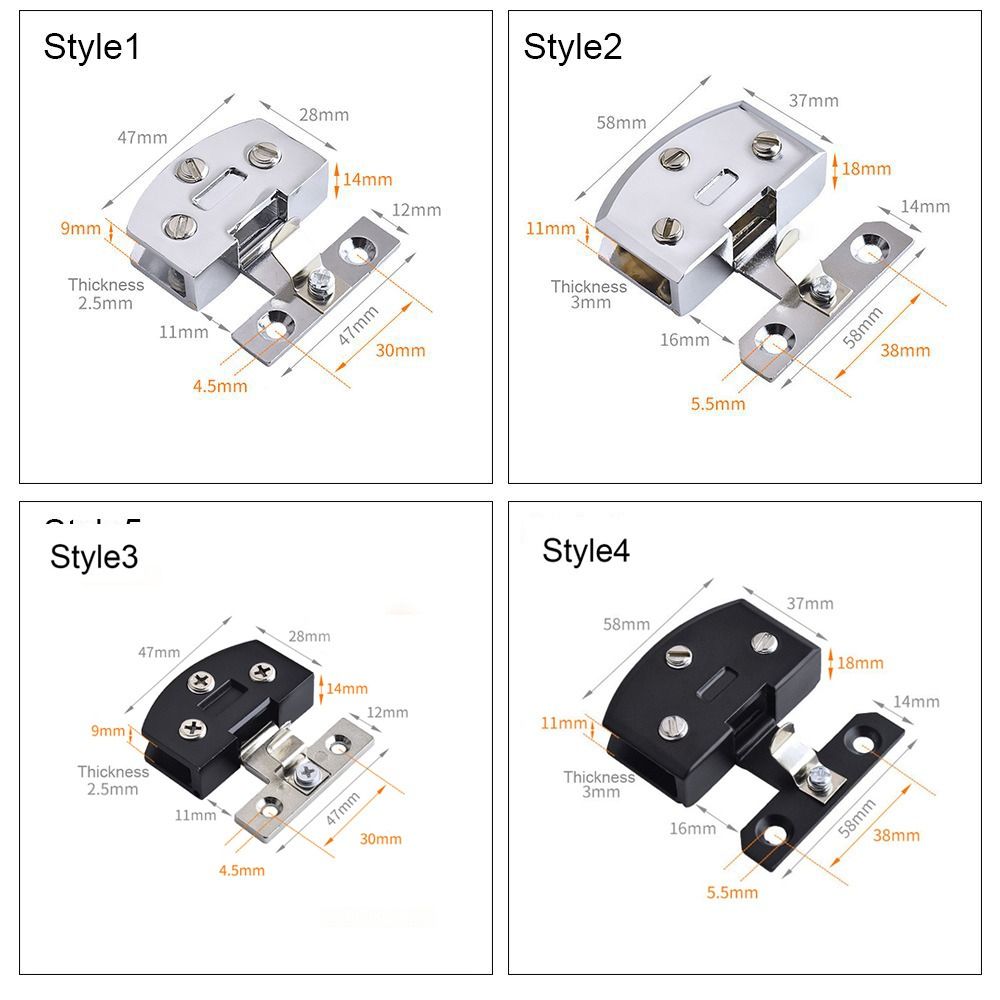Glass cabinet door hinge cabin - огляд і ціна Furniture Hardware Display
