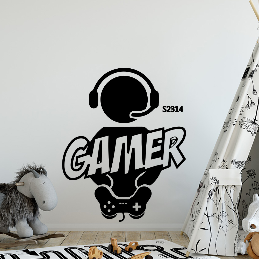 1pc Gamer Wall Art Decal For K - огляд і ціна Furniture Joint Hardware