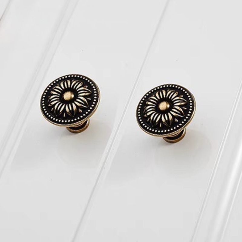 2Pcs Bronze Tone Retro Alloy K - огляд і ціна Furniture And Kitchen Hardware Fitting