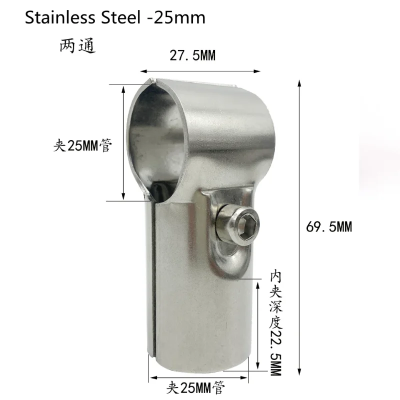 1pcs 25mm Round Pipe Joint Sta - огляд і ціна Furniture Hardware Display